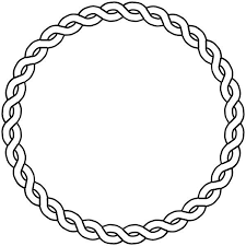 Rope Border Circle Free Svg Clip Art Borders Round Border Public Domain Clip Art
