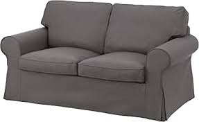 Ottimo servizio e super attenzione al cliente! Custom Slipcover Replacement Solo Copertine Il Divano Non E Incluso La Sostituzione Di Copertura Bed Ektorp Divano A Due Posti E Su Misura Per Ikea Ektorp 2 Posti Sleeper Dense Grigio Scuro