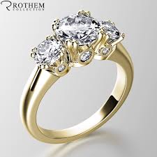 Get inspired with our collection of gemstone engagement rings. 1 86 Carat 3 Stone Diamond Anniversary Ring Yellow Gold Si1 17 800 51929038
