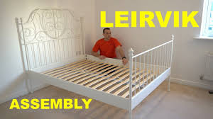 Die ikea betten sind die meistverkauften betten in deutschland überhaupt. Ikea Leirvik Bed Instructions Youtube