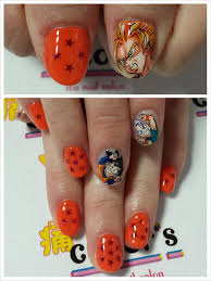 Atk & def +70% when performing a super attack; Dragon Ball Z Nail Art