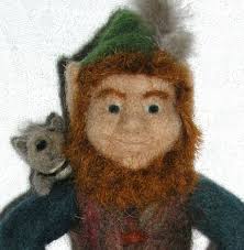 Pat & Mike (Irish Leprechaun or Gnome) Needle Felted Doll