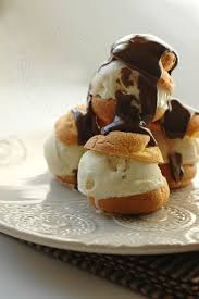 Profiteroles Au Chocolat Glace Vanille Recette Profiteroles Profiteroles Glace Vanille