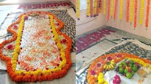 Wall hanging craft ideas/3d mural wall art/decoration ideas/cardboard crafts/home decorating ideas. Diy Annaprasana Rice Ceremony Decoration Idea At Home Traditional Youtube