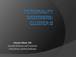 Image result for Cluster B Personality Disorder