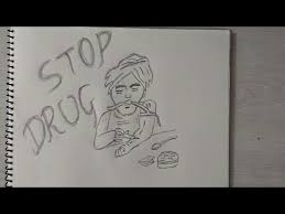 Unique dont do drugs posters designed and sold by artists. How To Draw Stop Drug S Cartoon Character Drawing For Beginners Drawing Poster Stop Drugs Youtube