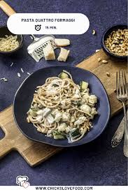 Pasta Quattro Formaggi Chickslovefood Recept Voedsel Ideeen Eten En Drinken Makkelijke Recepten