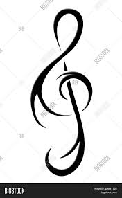 Treble Clef Vector Photo Free Trial Bigstock
