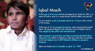 In 1983, iqbal masih was born in the poor community of muridke outside of lahore, pakistan. Iqbal Masih A Photo On Flickriver