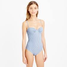 Tried And True These Are The 13 Most Flattering Swimsuits Of 2016 Underwire One Piece Swimsuit Flattering Swimsuits Seersucker Swimsuit