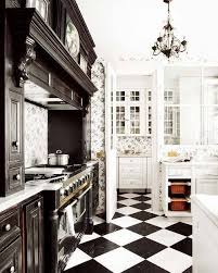 Black And White Checkered Floor Tiles Designing Around Black White Checkerboard Kitchen Floors Black White Kitchen White Kitchen Floor White Kitchen