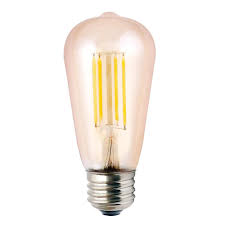 Halco Lighting Technologies 60 Watt Equivalent 7 Watt St19 Dimmable Led Amber Filament Antique Vintage Light In 2020 Vintage Light Bulbs Edison Light Bulbs Light Bulb