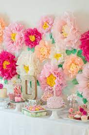 Personalise easter eggs with your name and continue your colour theme with the table decorations. Garden Party First Birthday With The Ultimate Flower Backdrop Spring Birthday Party Spring Birthday Party Decorations Birthday Flowers