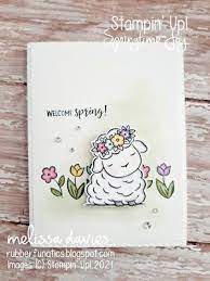 Their quality and color coordination are hands down the best! Ccmc Saturday Blog Hop Favorite New Stamp Set Rubberfunatics In 2021 Easter Cards Handmade Joy Cards Stampin Up Easter Cards
