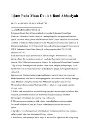 Menurut asal usul penguasa selama masa 508 tahun daulah abbasiyah mengalami tiga kali kali pergan pergantian tian pengua penguasa, sa. Dinasti Abbasiyah By Ahmad Syuaebi Issuu