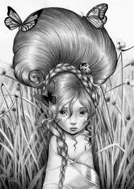 Color My Art Surreal Fantasy Grayscale Underpainting Coloring Book Colorir Grayscale Coloring Surreal Art Greyscale