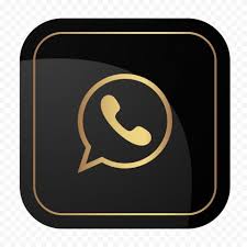 Hd Luxury Black Gold Square Whatsapp Icon Png Citypng Design Black Gold Gold App Gold And Black Background