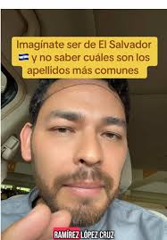 Los Apellidos Mas Comunes En El Salvador