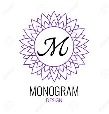 Letter m made from red roses and petals isolated on a white background . Round Purple Emblem With The Letter M On White Background Elegant Floral Monogram Template Design Simple Design For Restaurant Hotel Heraldic Jewelry Invitations On Wedding Royalty Free Cliparts Vectors And Stock Illustration