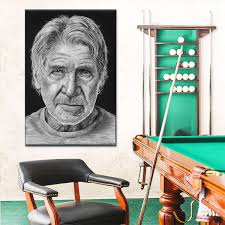 Harrison Ford Wall art by Inked Ikons