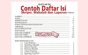 Contoh Daftar Isi Skripsi Makalah Laporan Yang Baik Dan Benar Terus apakah proposal skripsi itu? contoh daftar isi skripsi makalah