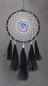 Horse Hair Dreamcatcher With Resin Encapsulated Photo Dream Catcher Horse Hair Jewelry Horse Hair