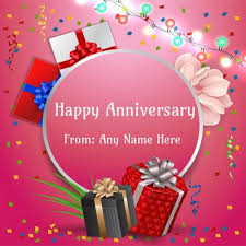 Online Wishes Happy Anniversary With Name Edit Marriage Anniversary Message Wedding Anniversary Cards Happy Anniversary Cakes