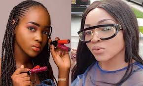 Mercy's 15 year old daughter, michelle gentry wore a powder blue top featuring a square neckline. 17 Year Old Mercy Aigbe S Daughter Michelle Launches Makeup Line