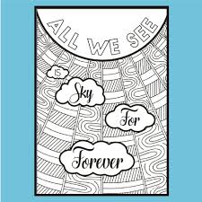 These high quality pages are printed on 65# smooth matte card stock. Dear Evan Hansen You Will Be Found Coloring Pages Coloring Broadway