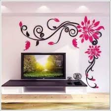 Wall Decoration Design In 2020 Wall Paint Designs Wall Stickers Home Decor Wall Stickers Living Room