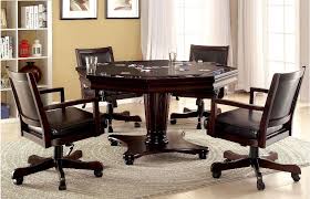 Game Table And Chairs Poker 3 In 1 Dominos Mahjong Backgammon Combination Games Furnitureofamerica Furniture Of America Furniture Game Table And Chairs