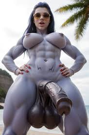 Hands On Hips, Huge Balls, Futa With Massive Pony Cock AI Porn