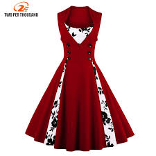 Robes vintage de grande taille. Robe Pin Up Pour Femmes Grande Taille 4xl Et 5xl Robe Retro Vintage 1950s 60s Rockabilly Ete Elegantes Tunique Aliexpress