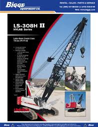 Link Belt LS-308H II Crawler Crane