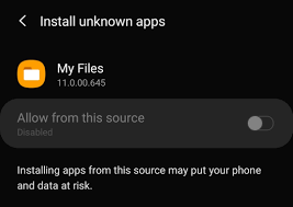 How to enable Install Unknown Apps on Android to fix parse error Android 8 and above — enable Install Unknown Apps per app, not globally.