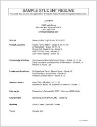 Resume Examples For Year 9 Students Examples Resume Resume Examples For Grade 9 Students Examples Student Resume Template Student Resume Resume Examples