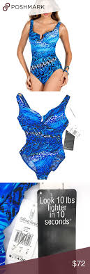 Miraclesuit Animal Print Escape Nwt Swimsuit 14 New With