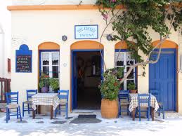 Greek Taverna Greek Islands Greece Amorgos