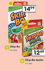 Skip Bo Of Skip Bo Junior Aanbieding Bij Top 1 Toys