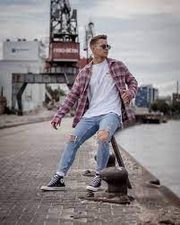 Sold and shipped by aventura clothing. White Socks With Plaid Flannel Shirt Relaxed Outfits For Men 2 Ideas Outfits Lookastic