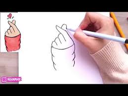 رسم سهل تعليم رسم يد وقلب الحركة الكورية خطوة بخطوة رسومات سهلة Youtube Hand Lettering Quotes Unicorn Drawing Cute Anime Pics