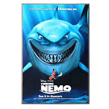 Buy finding nemo posters designed by millions of artists and iconic brands from all over the world. Finding Nemo Bruce Movie Poster Wood Wall Art Buy Online In Dominica At Dominica Desertcart Com Productid 70747248