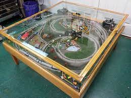 Coffee table train layout with background. N Scale Coffee Table Layout Shop Clothing Shoes Online