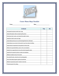 A Printable Checklist For Handling Incoming Child Care Calls Kids Daycare Daycare Forms Daycare Organization