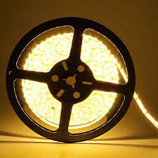Ledmo 2835 Led Strip Warm White 3000k 600leds 164ft Dc12v 15lmled Cri80 Waterproof Ip65 For Wet Locatio Waterproof Led Lights Strip Lighting Led Strip Lighting