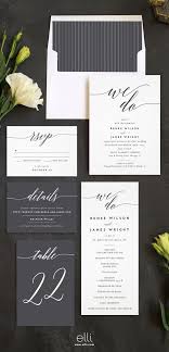 We Do Wedding Invitation Suite In Grey And White Wedding Invitations Wedding Invitation Inspiration Wedding Stationary