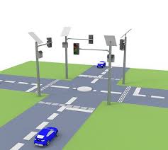 Solar Intersection Traffic Signal Led Street Lights Street Light