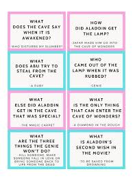 From there, we'll look into the solar system, u.s. Aladdin Movie Trivia Quiz Free Printable The Life Of Spicers