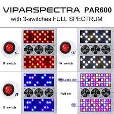 600 Watt Led Grow Light Bulbs 12 Band 3 Switches Full Spectrum For Indoor Plants Led Grow Lights Grow Lights Led Grow