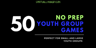 Party games shouldn't cost the earth either, party planning being expensive already. 50 No Prep Youth Group Games Spiritually Hungry